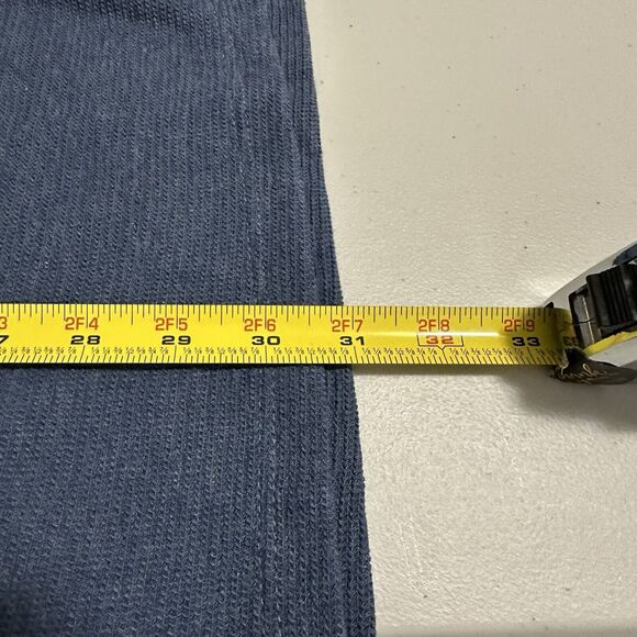 Mutual Weave Shirt Blue Men’s Sz LT Casual Cotton Blend Long Sleeved Crew Neck - Picture 9 of 9